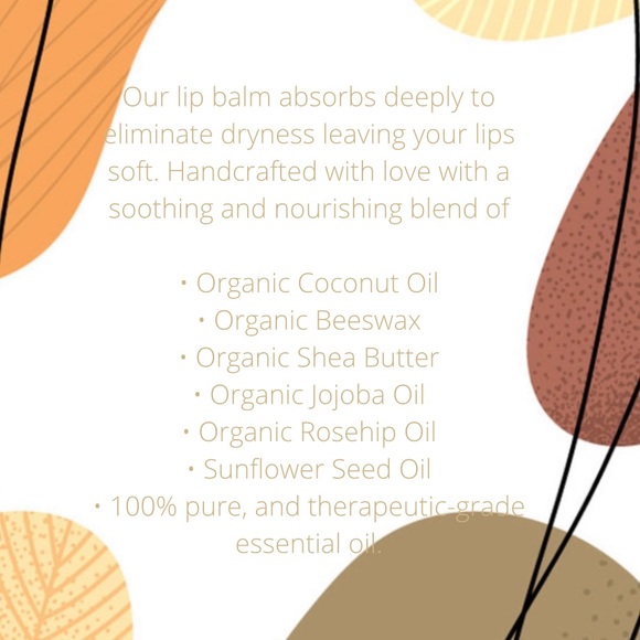 8x Organic Handcrafted Lip Balms - Picture 3 of 3